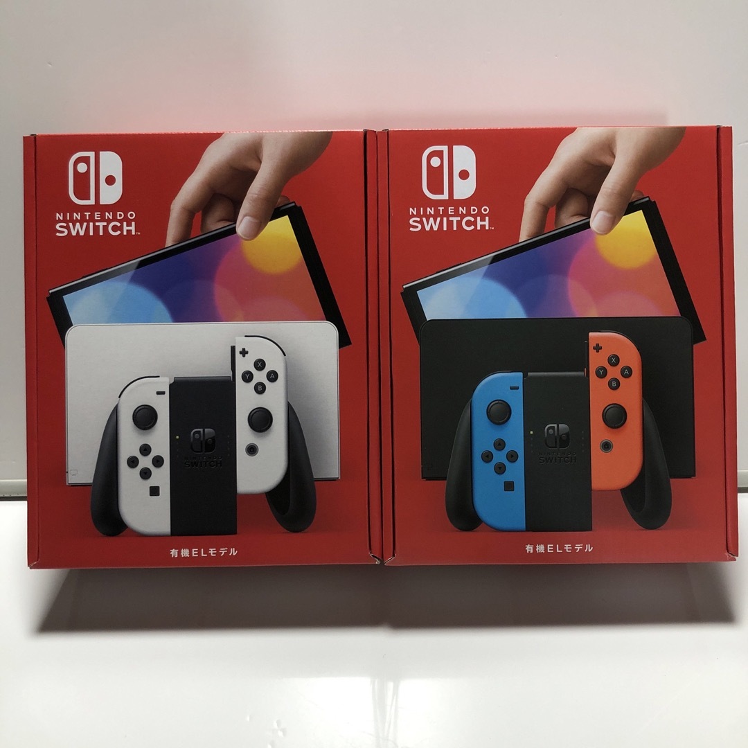 Nintendo Switch 本体 有機ELモデル 2台の通販 by はな's shop|ラクマ