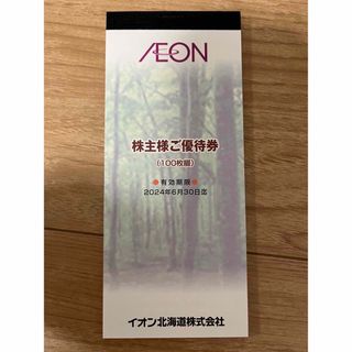 イオン　北海道　株主優待　10000円分(ショッピング)