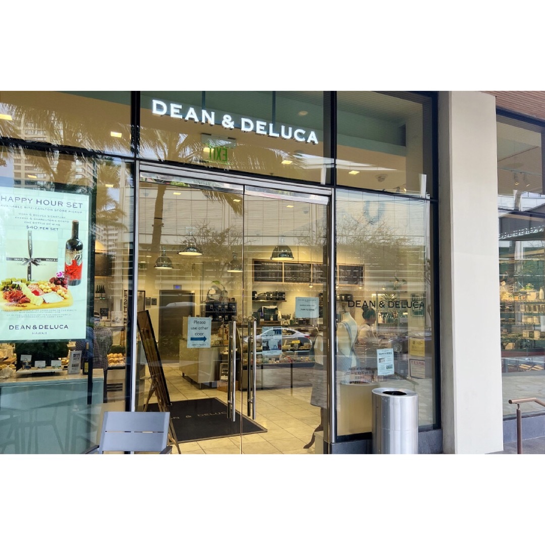 DEAN & DELUCA(ディーンアンドデルーカ)の匿名配送 ハワイ ディーン&デルーカ デニム地 ネイビー レディースのバッグ(トートバッグ)の商品写真