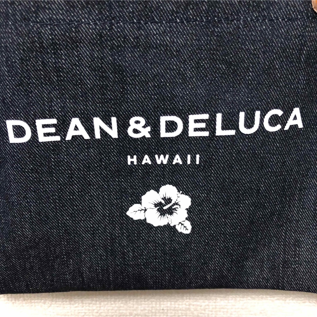 DEAN & DELUCA(ディーンアンドデルーカ)の匿名配送 ハワイ ディーン&デルーカ デニム地 ネイビー レディースのバッグ(トートバッグ)の商品写真