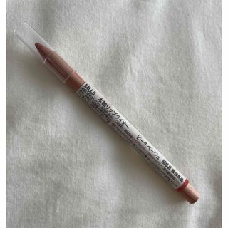 ムジルシリョウヒン(MUJI (無印良品))のMUJI 木軸リップライナー　ピーチベージュ(リップライナー)