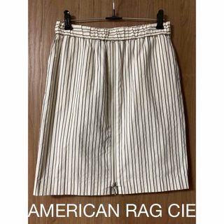 アメリカンラグシー(AMERICAN RAG CIE)のアメリカンラグシー　スカート　ストライプスカート　ジップスカート(ひざ丈スカート)