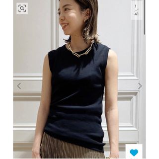 ドゥーズィエムクラス(DEUXIEME CLASSE)のDeuxieme Classe sleeveless プルオーバー ノースリーブ(カットソー(半袖/袖なし))