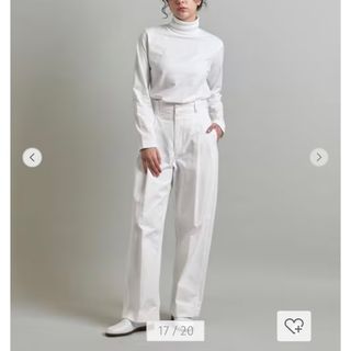 UNITED ARROWS - ロエフ loeff コットンツイル2タックパンツ2 未使用