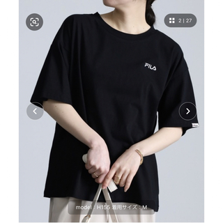フィラ(FILA)の《新品》FILA 半袖tシャツ 黒(Tシャツ(半袖/袖なし))