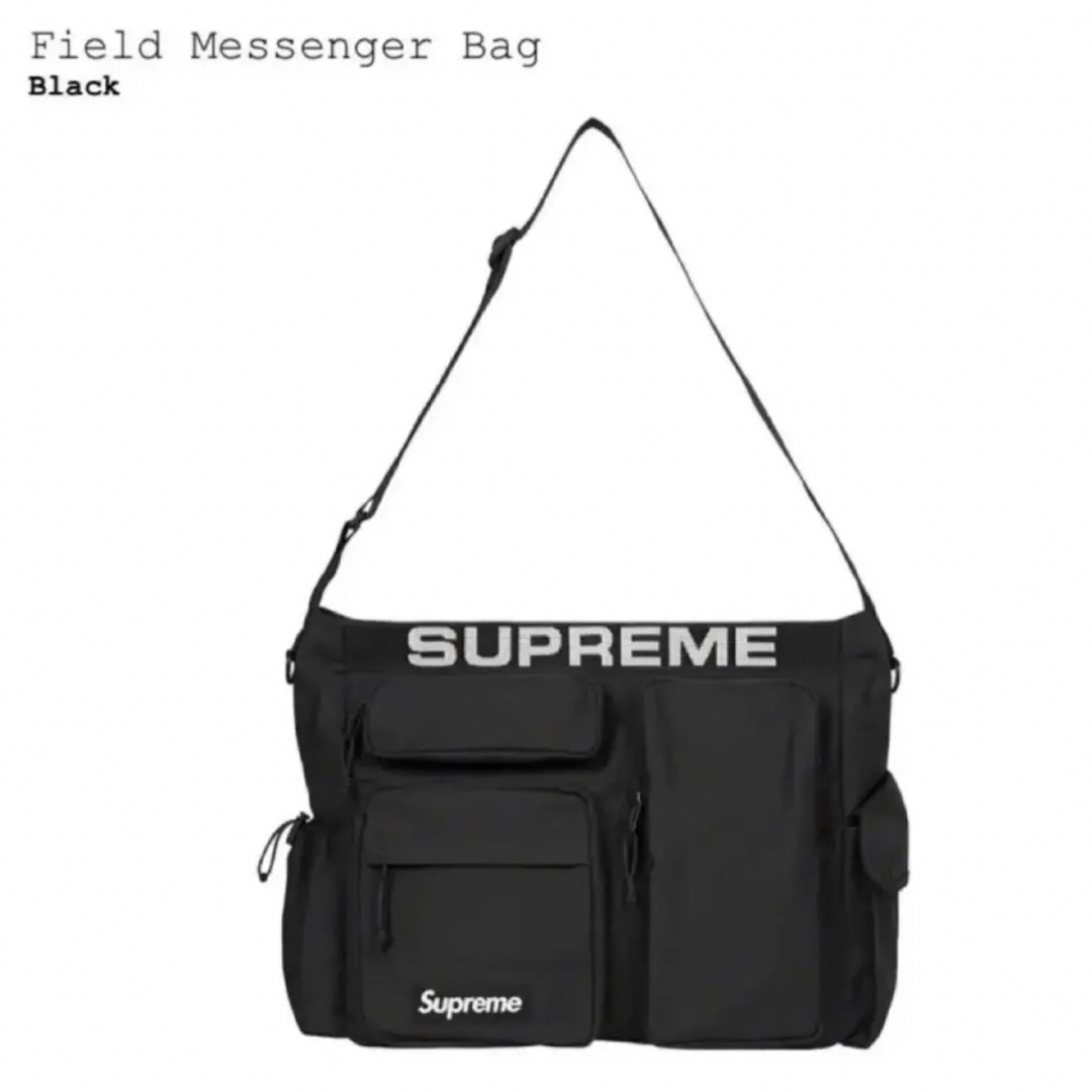 supreme shoulder bag 黑