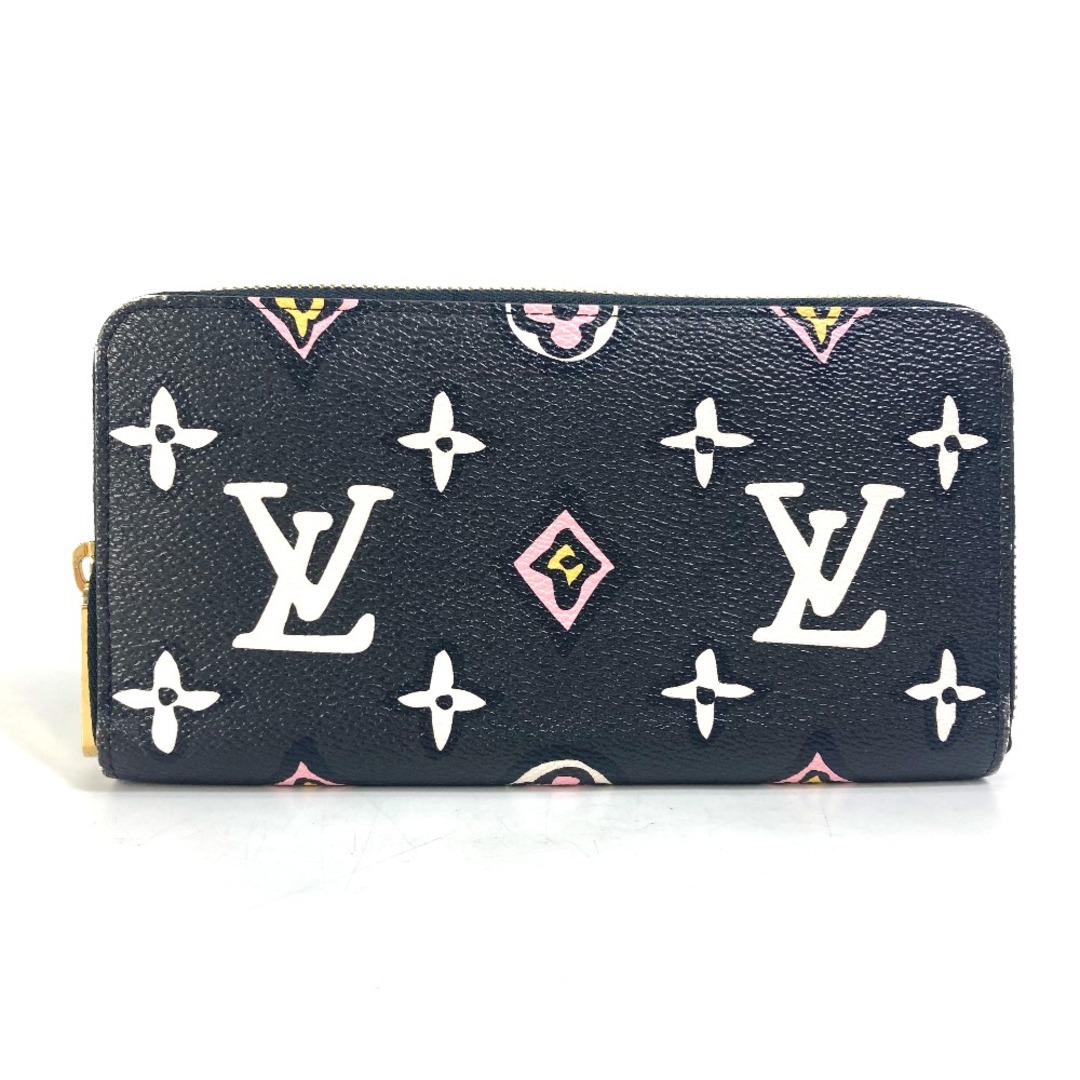 財布ルイヴィトン LOUIS VUITTON ジッピーウォレット M80683 ワイルド・アット・ハート モノグラムアニマル  長財布 モノグラムキャンバス ノワール ブラック