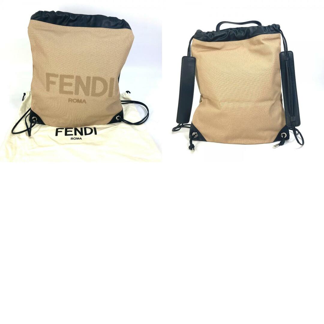 FENDI - フェンディ FENDI ロゴ 7VZ057 ナップサック バックパック