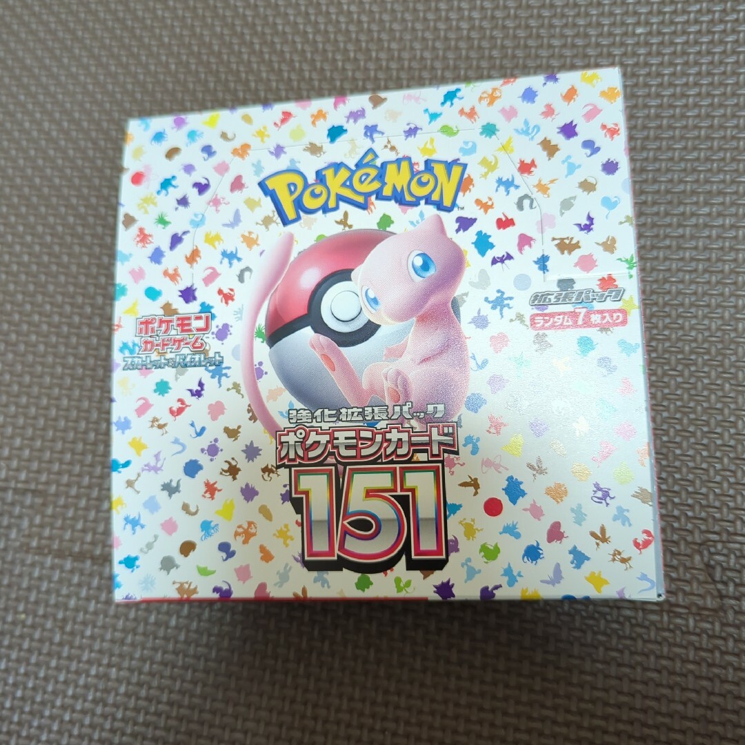 ポケカ 151 シュリンクなし ペリペリあり 5box