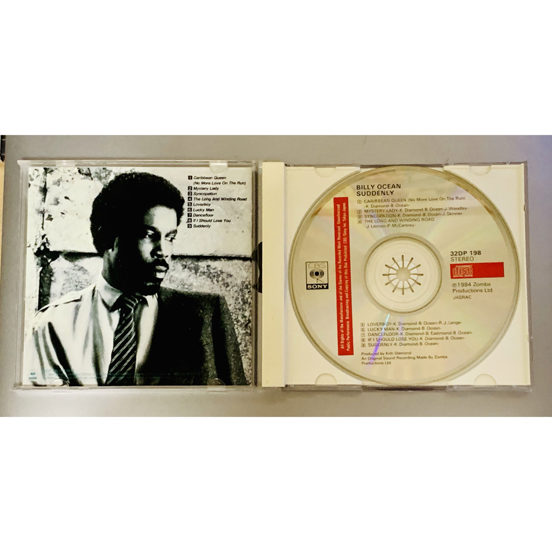 ビリー・オーシャン Billy Ocean  Suddenly サドンリー　CD エンタメ/ホビーのCD(ポップス/ロック(洋楽))の商品写真