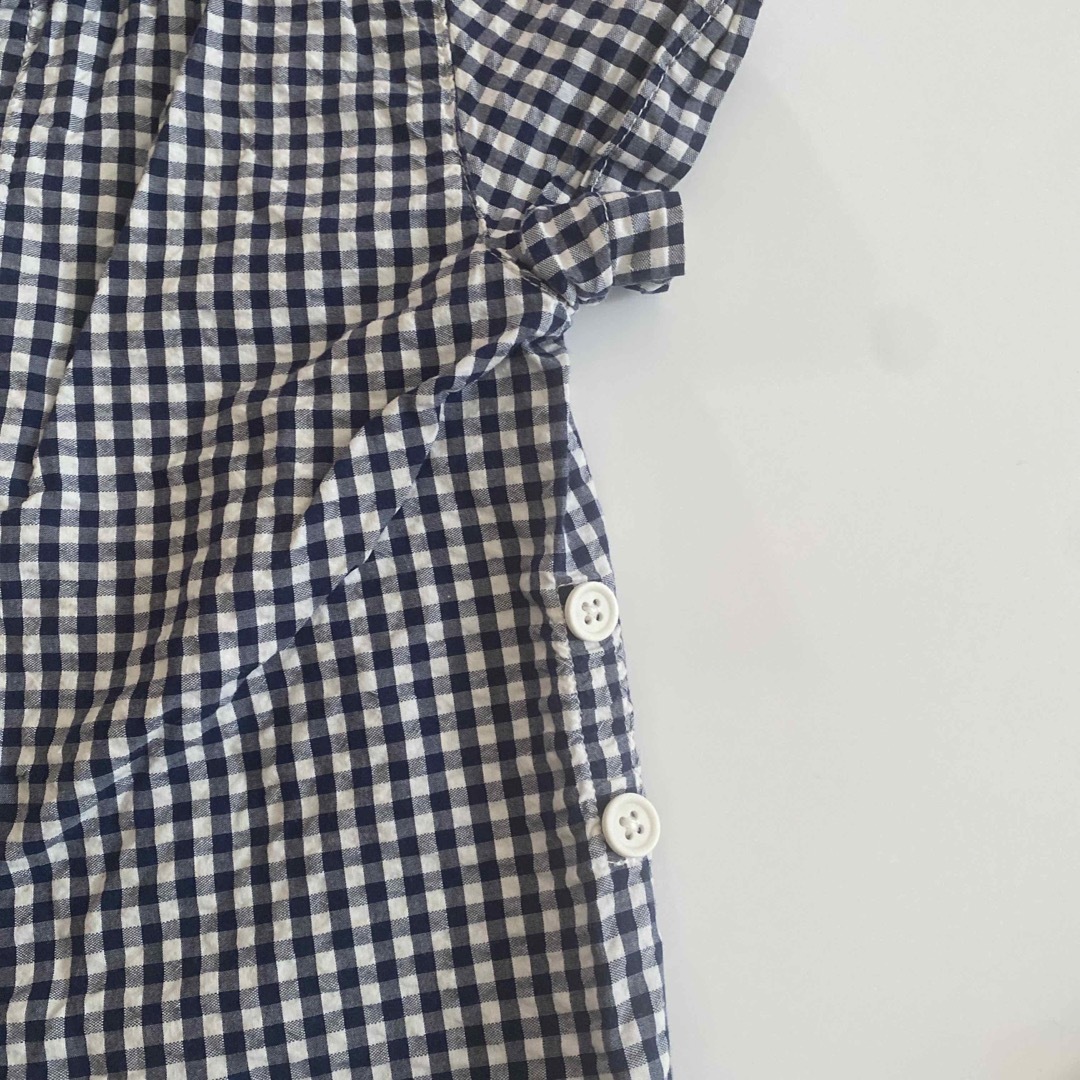 MUJI (無印良品)(ムジルシリョウヒン)の無印　80 90 パジャマ キッズ/ベビー/マタニティのベビー服(~85cm)(パジャマ)の商品写真