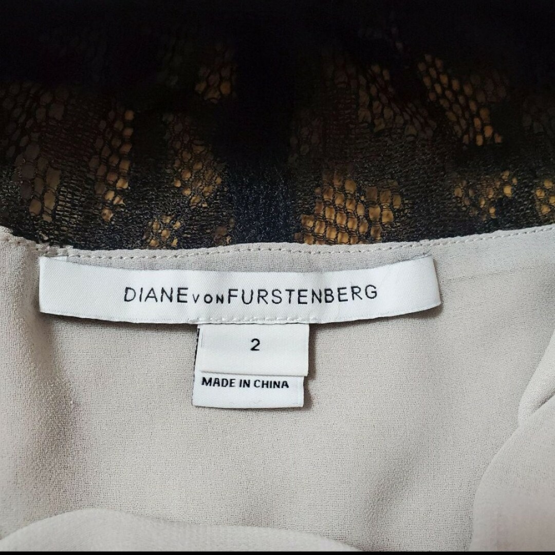 DIANE von FURSTENBERG(ダイアンフォンファステンバーグ)のダイアンフォンファステンバーグ　シフォンブラウス レディースのトップス(シャツ/ブラウス(半袖/袖なし))の商品写真