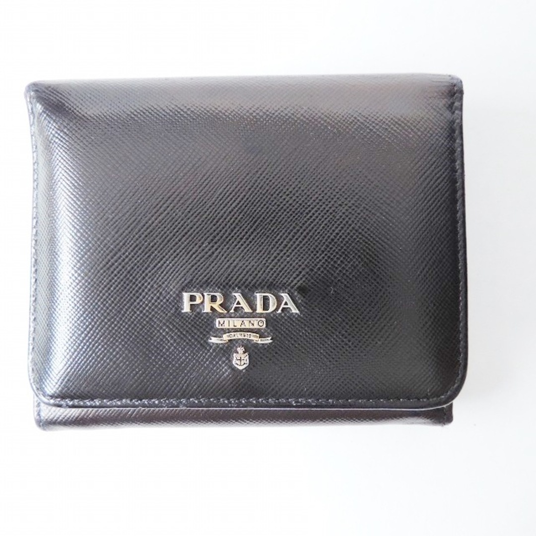 PRADA(プラダ) 3つ折り財布 - 黒