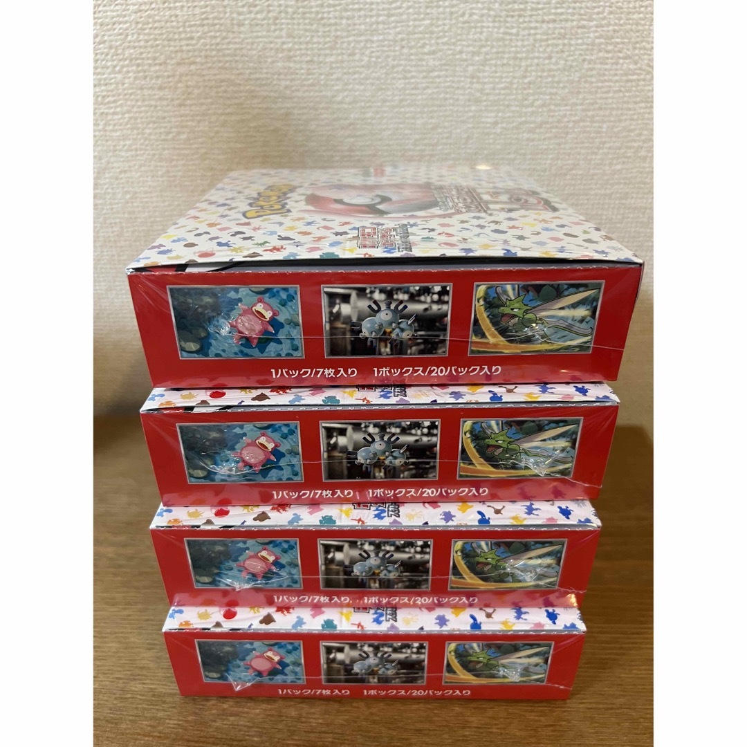 ポケモンカード151 4box シュリンク付