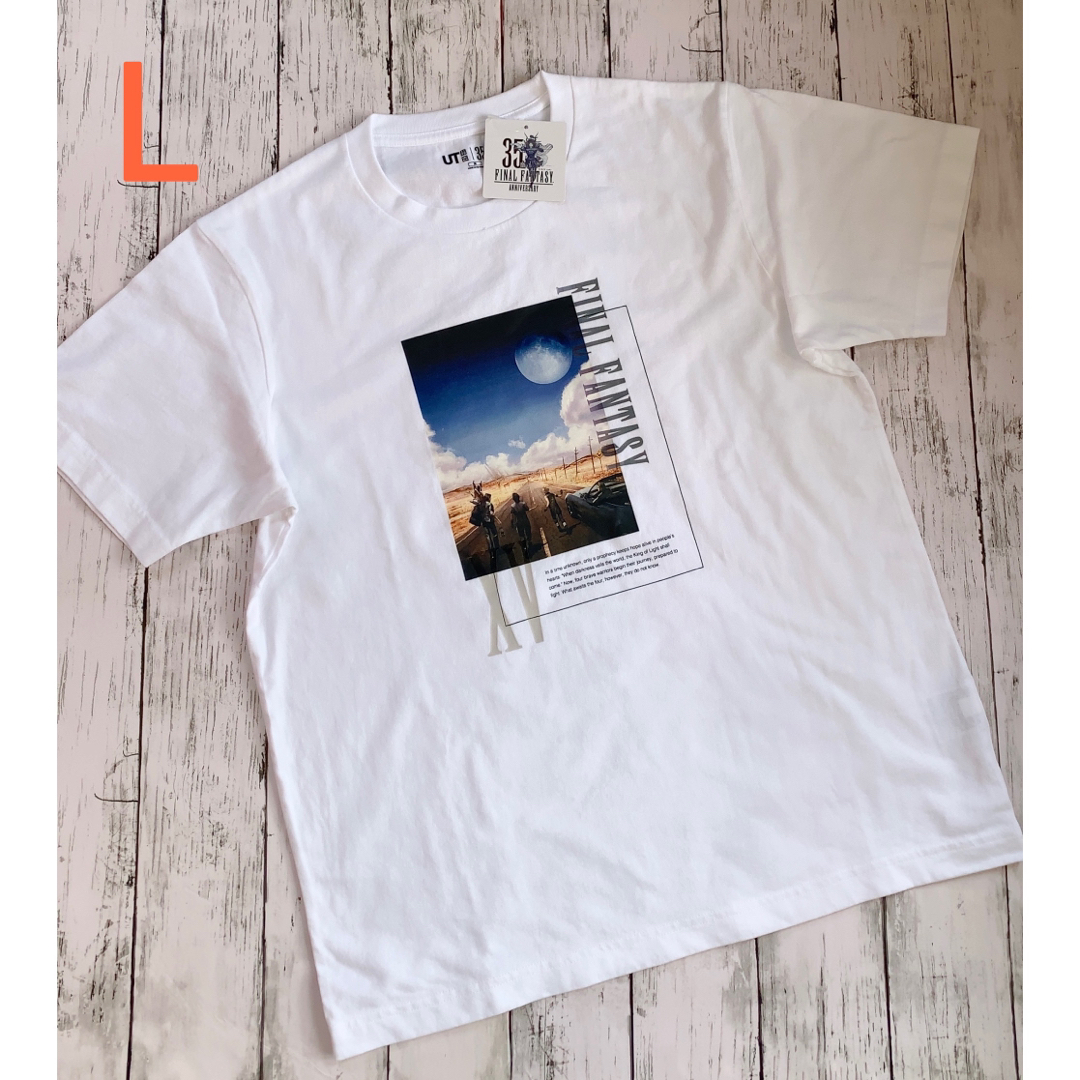 ユニクロ ファイナルファンタジー35周年 tシャツ FF15 Lサイズ XV | フリマアプリ ラクマ