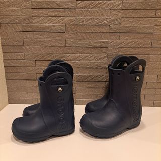 クロックス(crocs)のクロックス　長靴　レインブーツ　2足セット　15.5cmと18cm(長靴/レインシューズ)