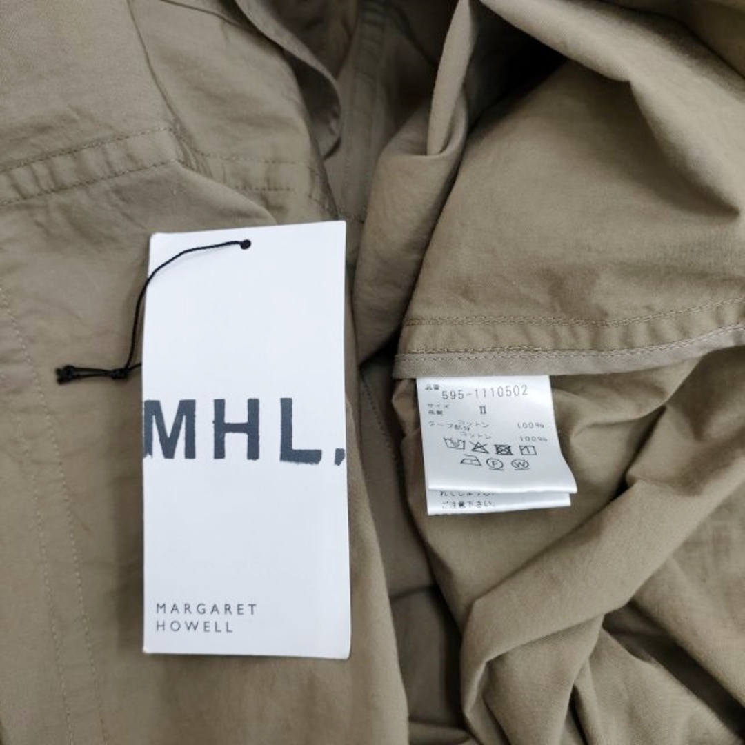 週末値下げ　MHL ウールショートコート　ステンカラー