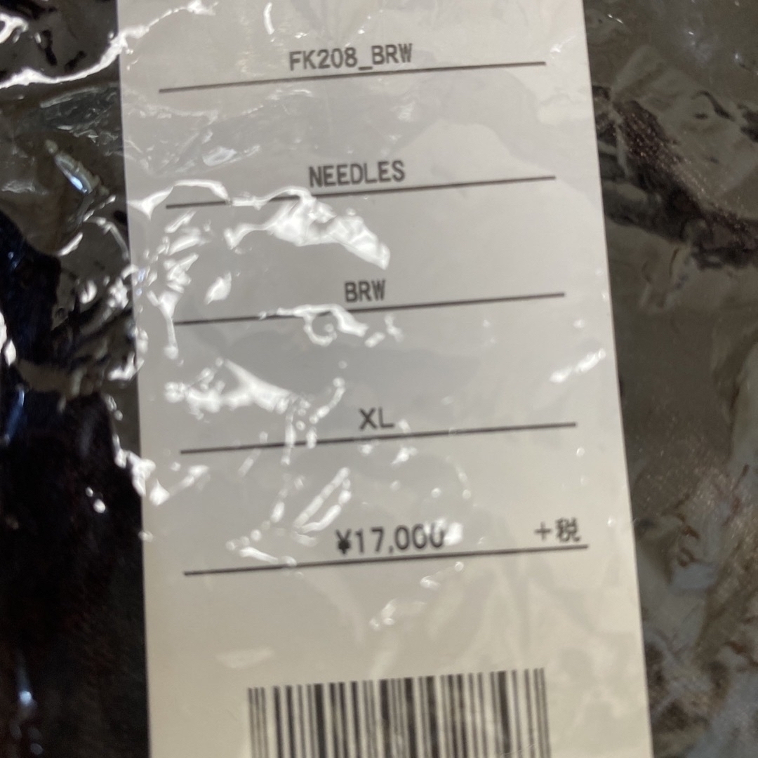 Needles(ニードルス)のサイドライン　タンクトップ　ニードルス　XL ブラウン　ピンク メンズのトップス(タンクトップ)の商品写真