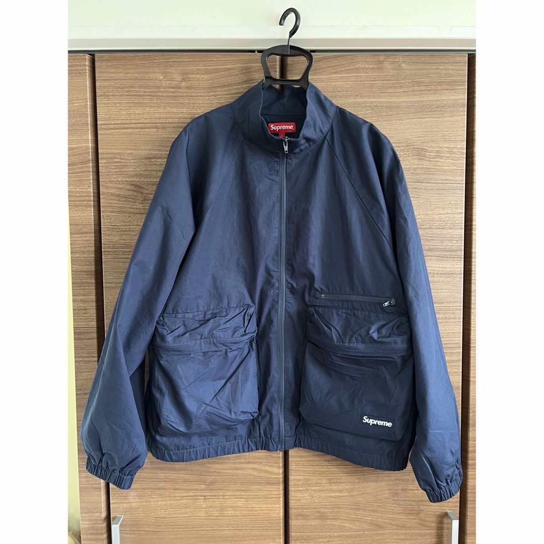 Supreme Raglan Utility Jacket ネイビー S