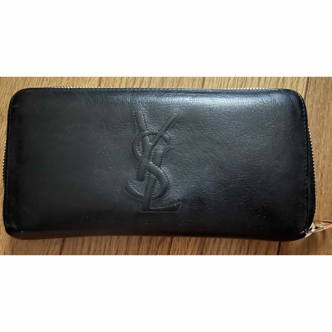 Yves Saint Laurent  ブラック 長財布