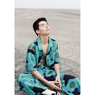 YMYM Ground Pants パンツ グリーン タグ付き 新品 Lの通販 by