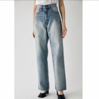 マウジー(moussy)のHW DAMAGE LOOSE STRAIGHT(デニム/ジーンズ)