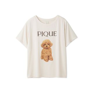 ジェラートピケ(gelato pique)のジェラートピケ トイプードル柄Tシャツ&ショートパンツセット(ルームウェア)