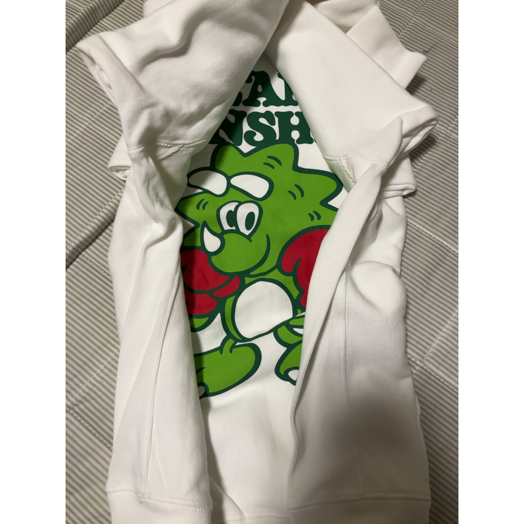 ポイント2倍 TEAM TENSHIN VERDY ケラップ HOODIE ホワイト Lサイズ