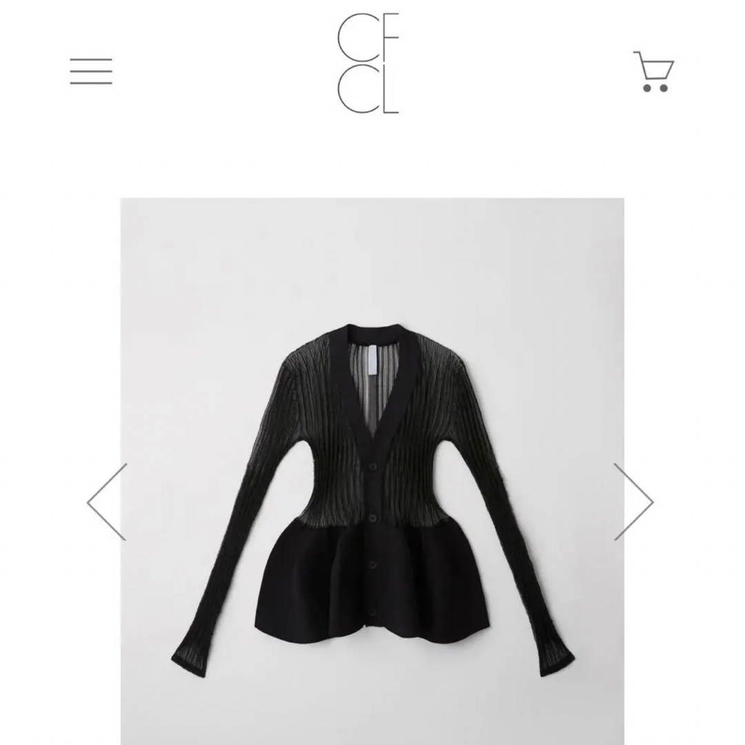 cfcl カーディガン 新品3 スケ感 | angeloawards.com
