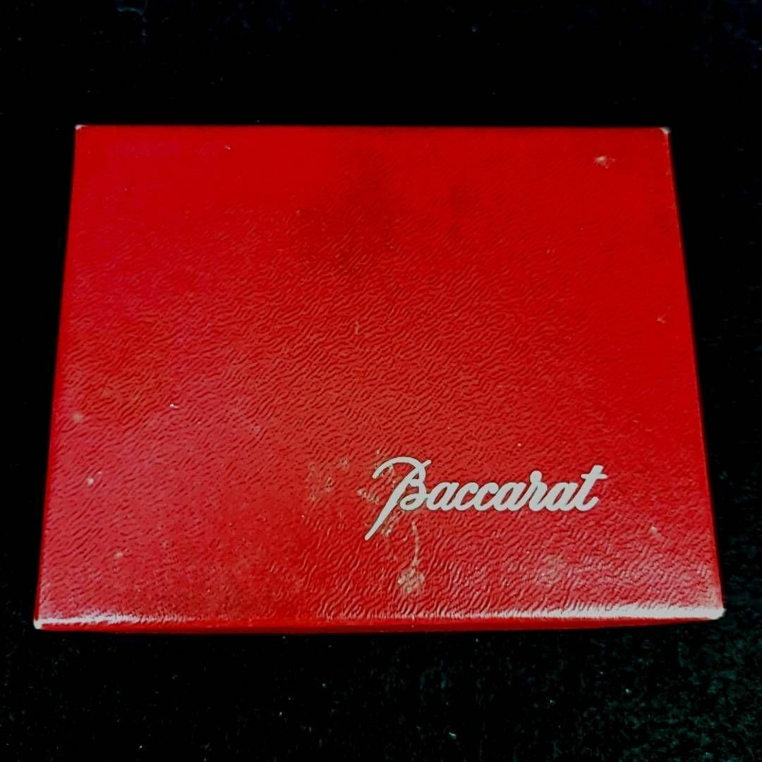 Baccarat(バカラ)の★ 美品 ◆ バカラ　ノエル　クリスマスオーナメント　鳥　1999　箱つき インテリア/住まい/日用品のインテリア小物(その他)の商品写真