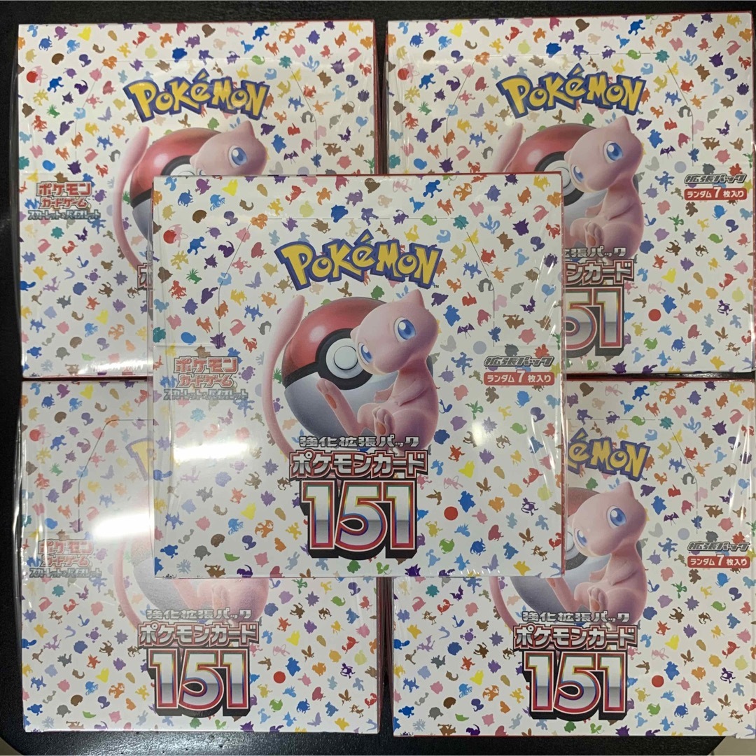 ポケモンカード 151 5BOX