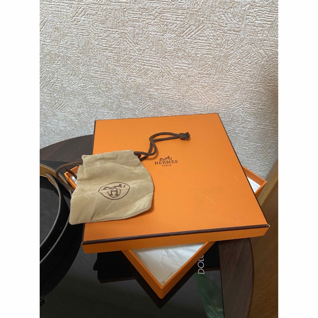 美品  HERMES ベルト　ゴールドバックル　レディース　サイズ65