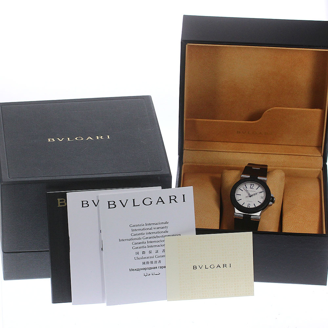 ブルガリ BVLGARI DG35SV ディアゴノ デイト 自動巻き メンズ 箱・保証書付き_754992