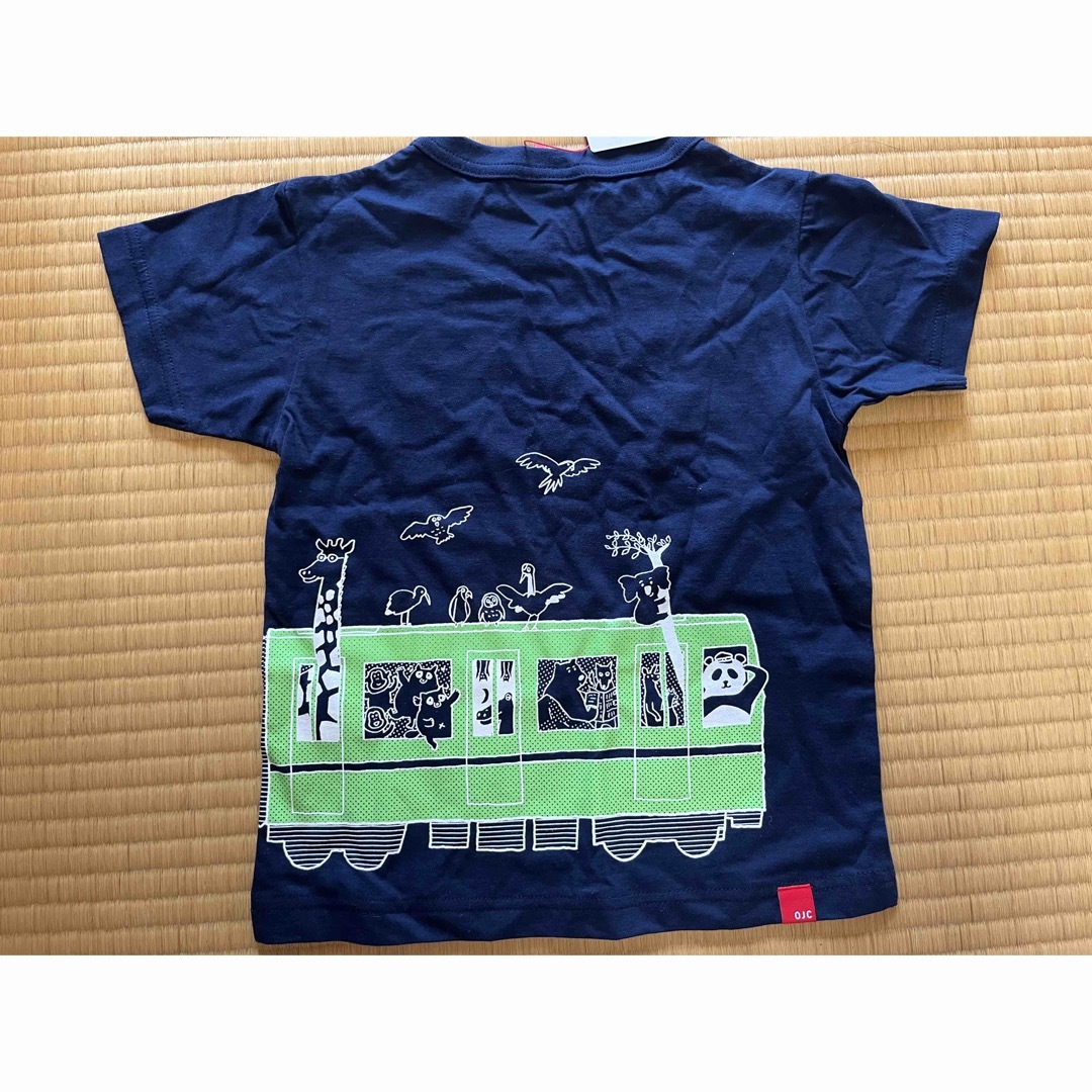 OJICO(オジコ)の Tシャツ　電車　親子　セット　動物　JR キッズ/ベビー/マタニティのキッズ服男の子用(90cm~)(Tシャツ/カットソー)の商品写真