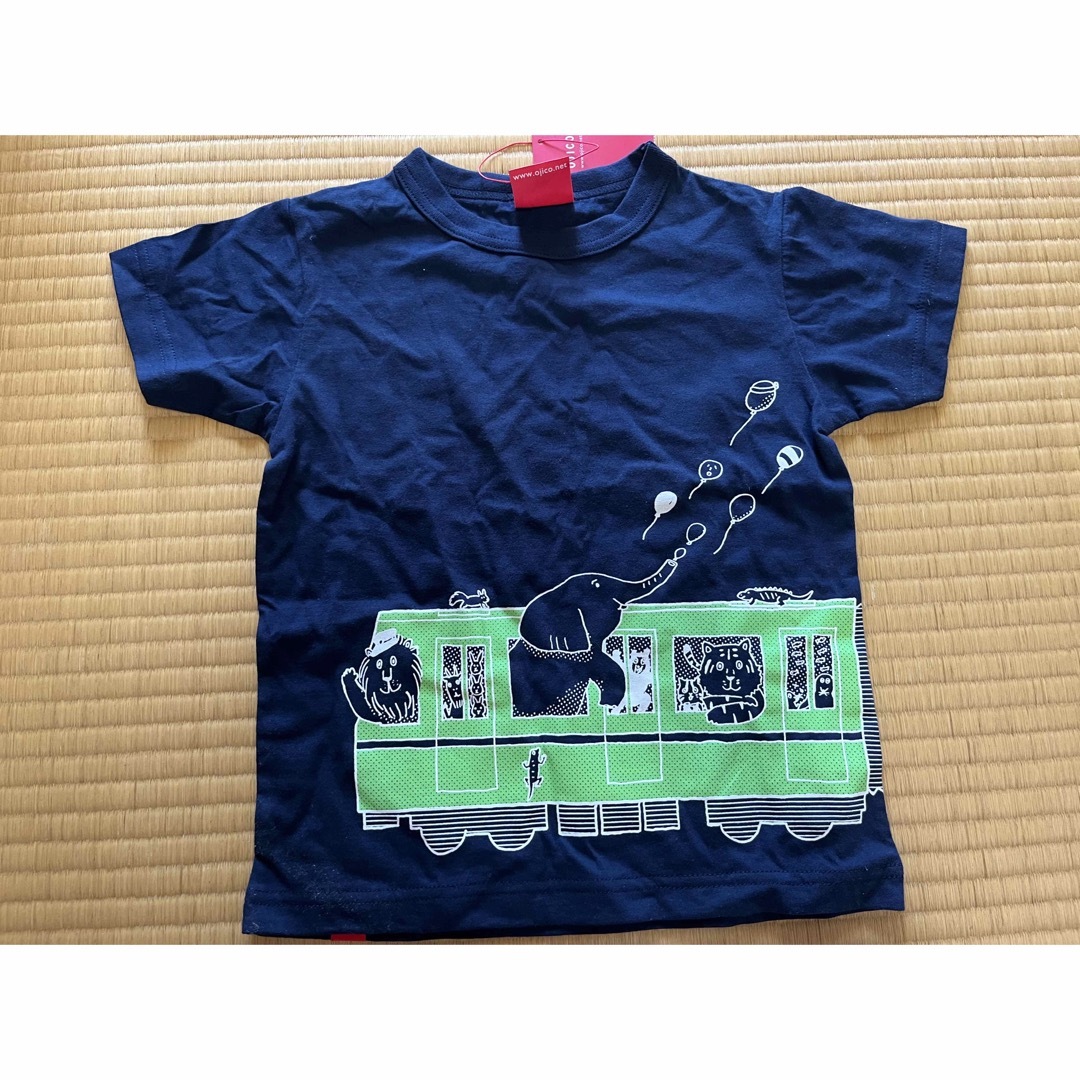 OJICO(オジコ)の Tシャツ　電車　親子　セット　動物　JR キッズ/ベビー/マタニティのキッズ服男の子用(90cm~)(Tシャツ/カットソー)の商品写真