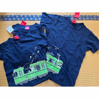 オジコ(OJICO)の Tシャツ　電車　親子　セット　動物　JR(Tシャツ/カットソー)