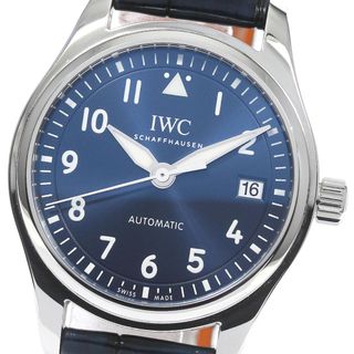 インターナショナルウォッチカンパニー(IWC)のIWC IWC SCHAFFHAUSEN IW324008 パイロットウォッチ オートマティック36 デイト 自動巻き ボーイズ 美品 箱付き_754133(腕時計(アナログ))