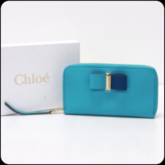 Chloe(クロエ)の【新品】クロエ   リボン 長財布 レディースのファッション小物(財布)の商品写真