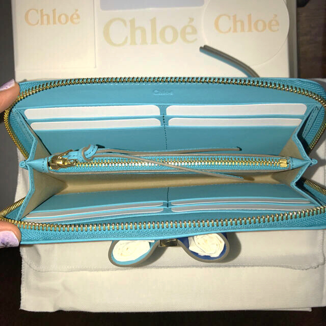 Chloe(クロエ)の【新品】クロエ   リボン 長財布 レディースのファッション小物(財布)の商品写真