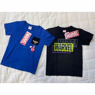 マーベル(MARVEL)のMARVELキッズTシャツ　130    2枚セット売り(Tシャツ/カットソー)