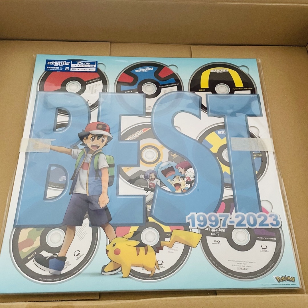 【新品未開封】ポケモンTVアニメ主題歌 ベストアルバム CD Blu-ray盤