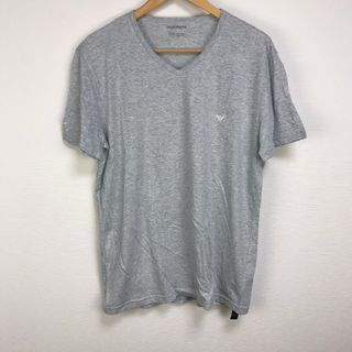 エンポリオアルマーニ(Emporio Armani)の美品 エンポリオアルマーニ 半袖Tシャツ グレー サイズL(Tシャツ/カットソー(半袖/袖なし))