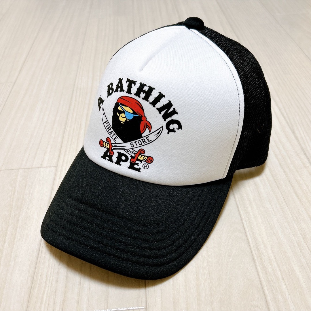 A BATHING APE - 【再値下げ】a bathing ape メッシュキャップの通販 ...