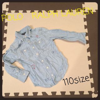 ポロラルフローレン(POLO RALPH LAUREN)のポロ　ラルフローレン　シャツ　トップス　110size　男女兼用　キッズ(Tシャツ/カットソー)