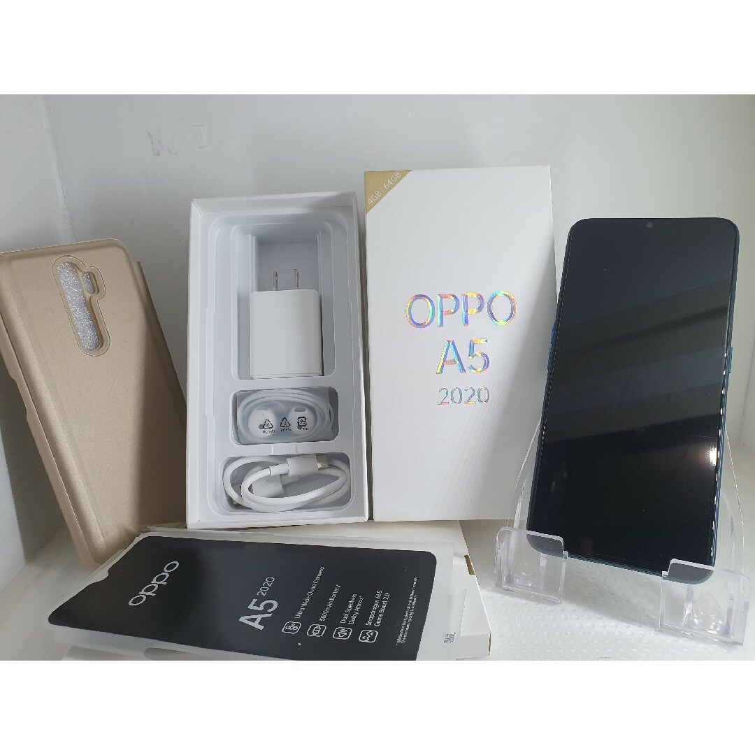 OPPO A5 2020 64GB グリーン 箱＆付属品＆フィルム付き