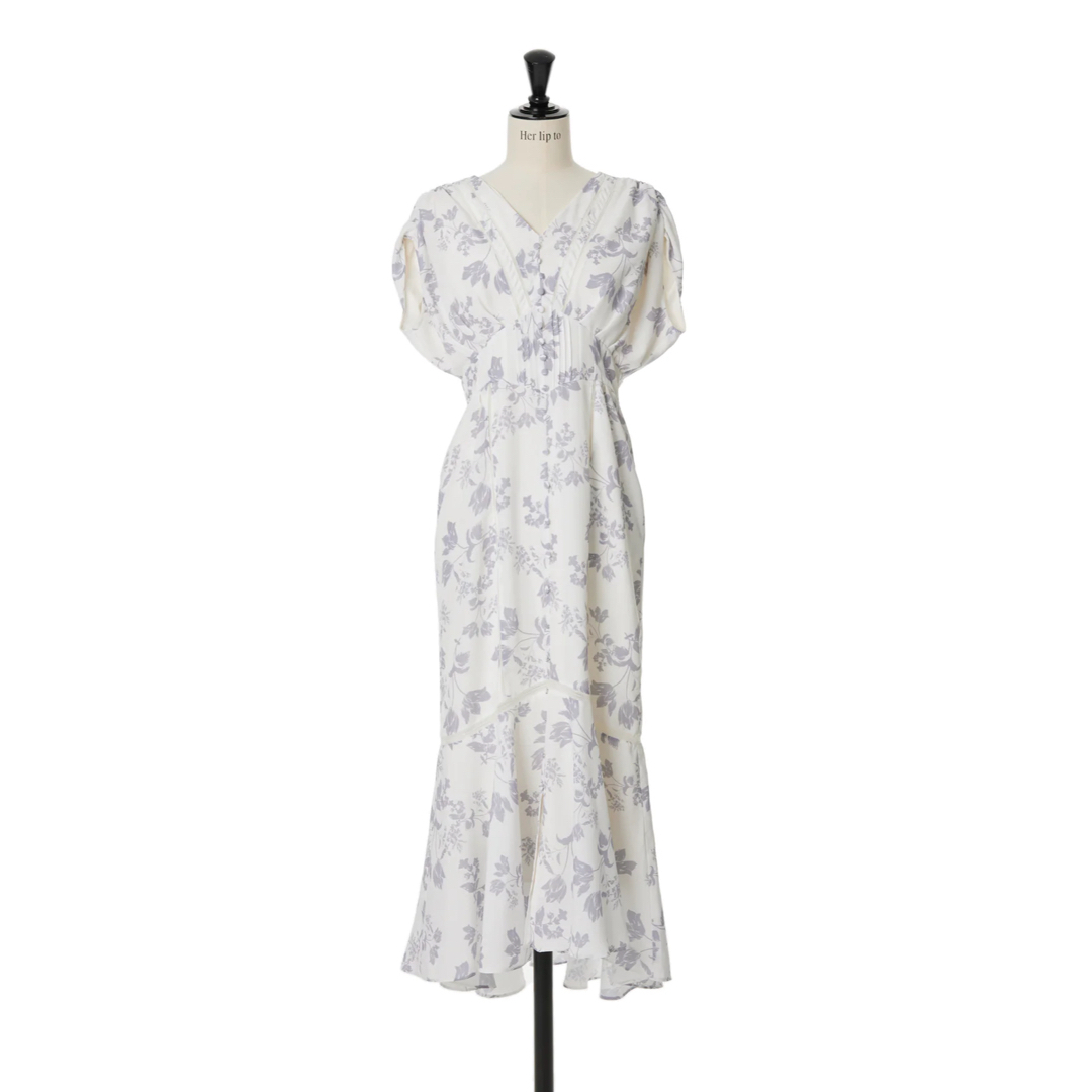 Her lip to Royal Garden Floral Dress1265肩幅 - dibrass.com