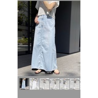 スピックアンドスパン(Spick & Span)の【upper hights / アッパーハイツ】THE LAZY SKIRT(ロングスカート)