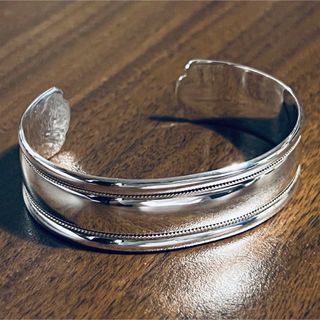 VINTAGE TIFFANYティファニー ゴールド コンビ カフ ブレスレット