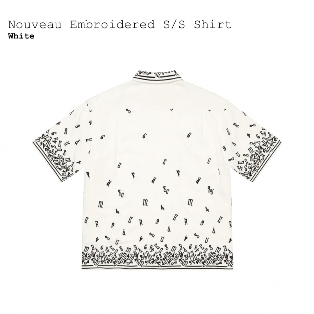 Supreme - Supreme Nouveau Embroidered S/S Shirtの通販 by アド's