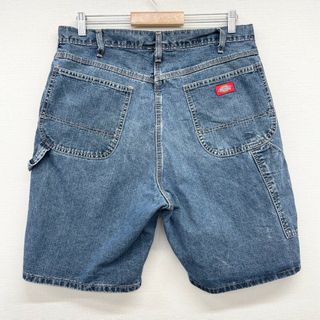 ディッキーズ(Dickies)のUS古着 ディッキーズ Dickies デニム ペインター ショートパンツ ひざ下 サイズ：W35 インディゴ  【中古】(スラックス/スーツパンツ)